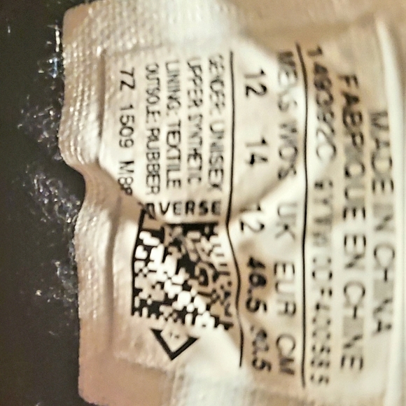 CONVERSE ALL STAR CHUCK TAYLOR HIBOOT SIZE 12 EUC - Picture 7 of 8